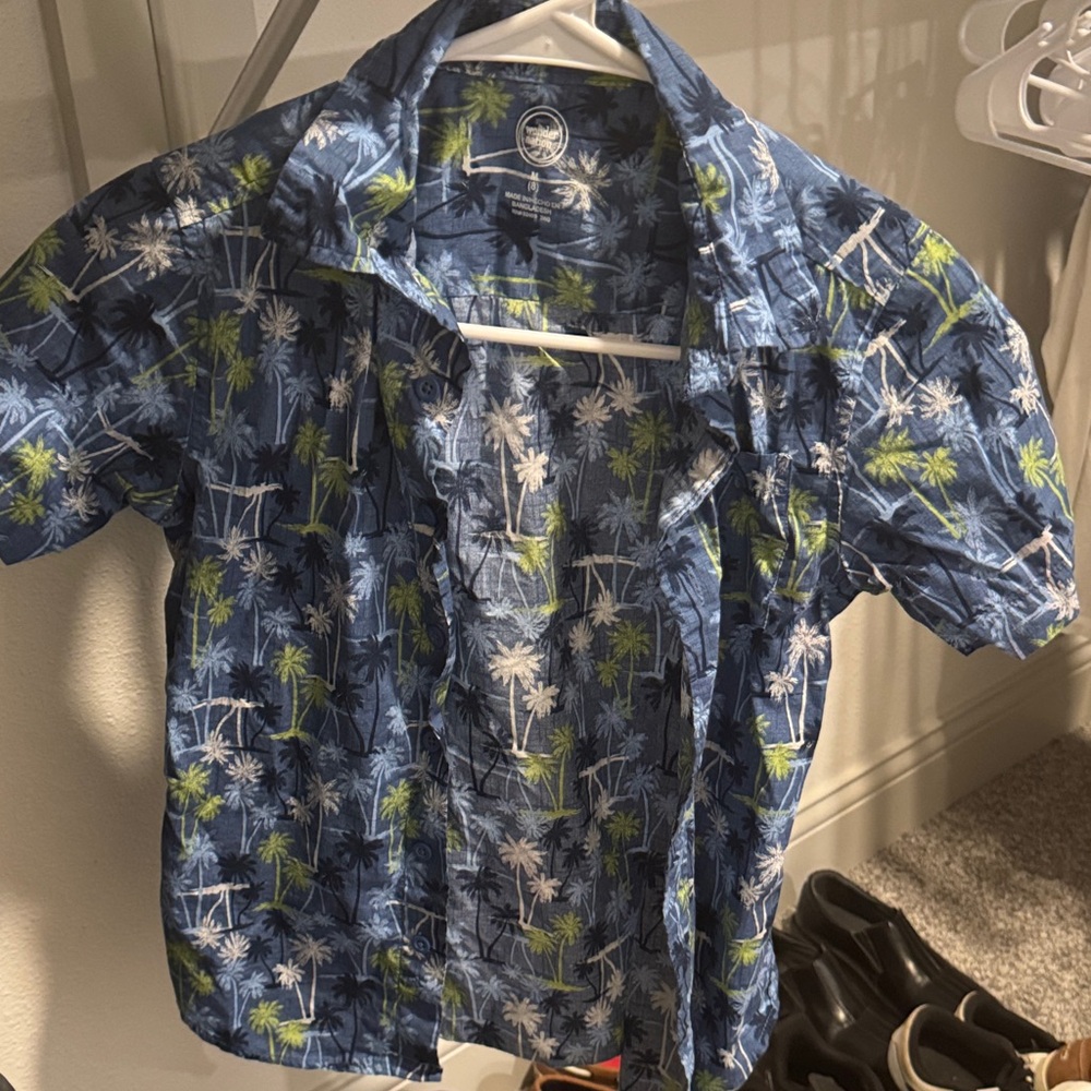 Shirt with Palm Print
